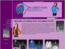 Tablet Screenshot of addedtouchcollection.com